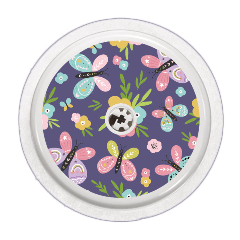 Freestyle Libre 2 Sensor Stickers (Purple Dreams) 6 pack
