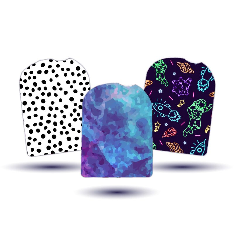 Omnipod Cover Sticker (Purple Space) 3pk