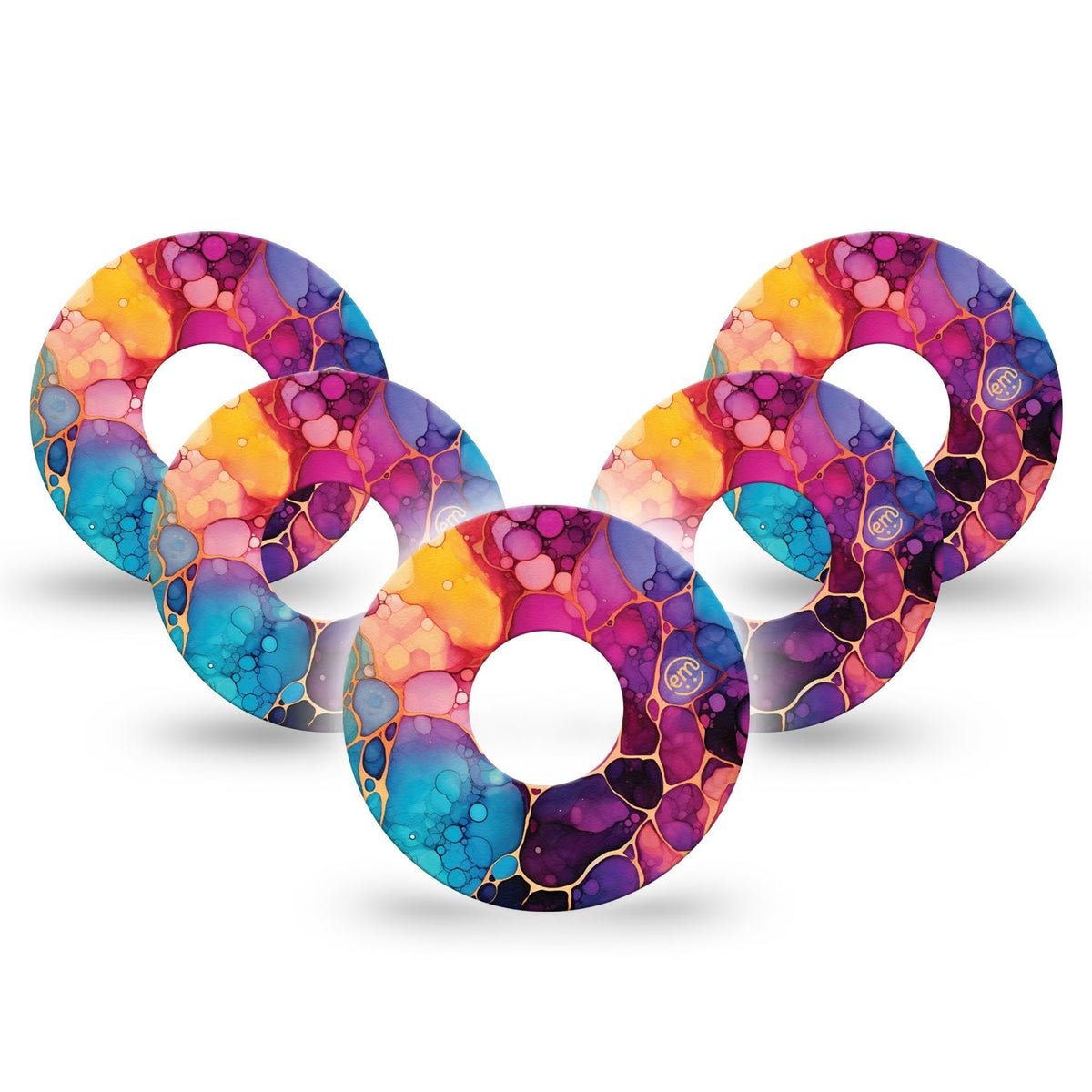 ExpressionMed Rainbow Ink Adhesive Patch Infusion Set
