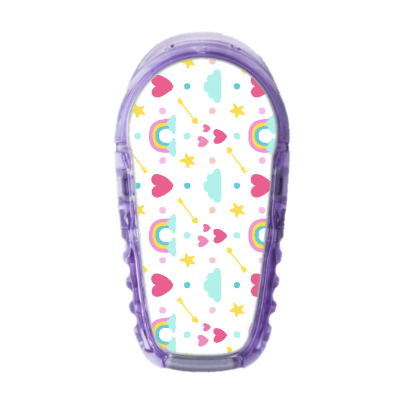 Dexcom G6/One Sensor Sticker (Rainbows)