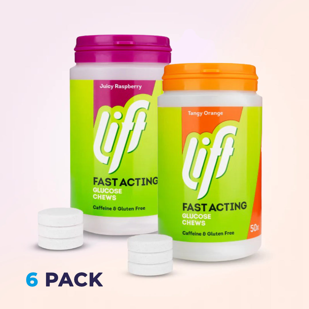 Lift/ GlucoTabs Mixed Bumper Pack (Pack of 300) Orange/Raspberry