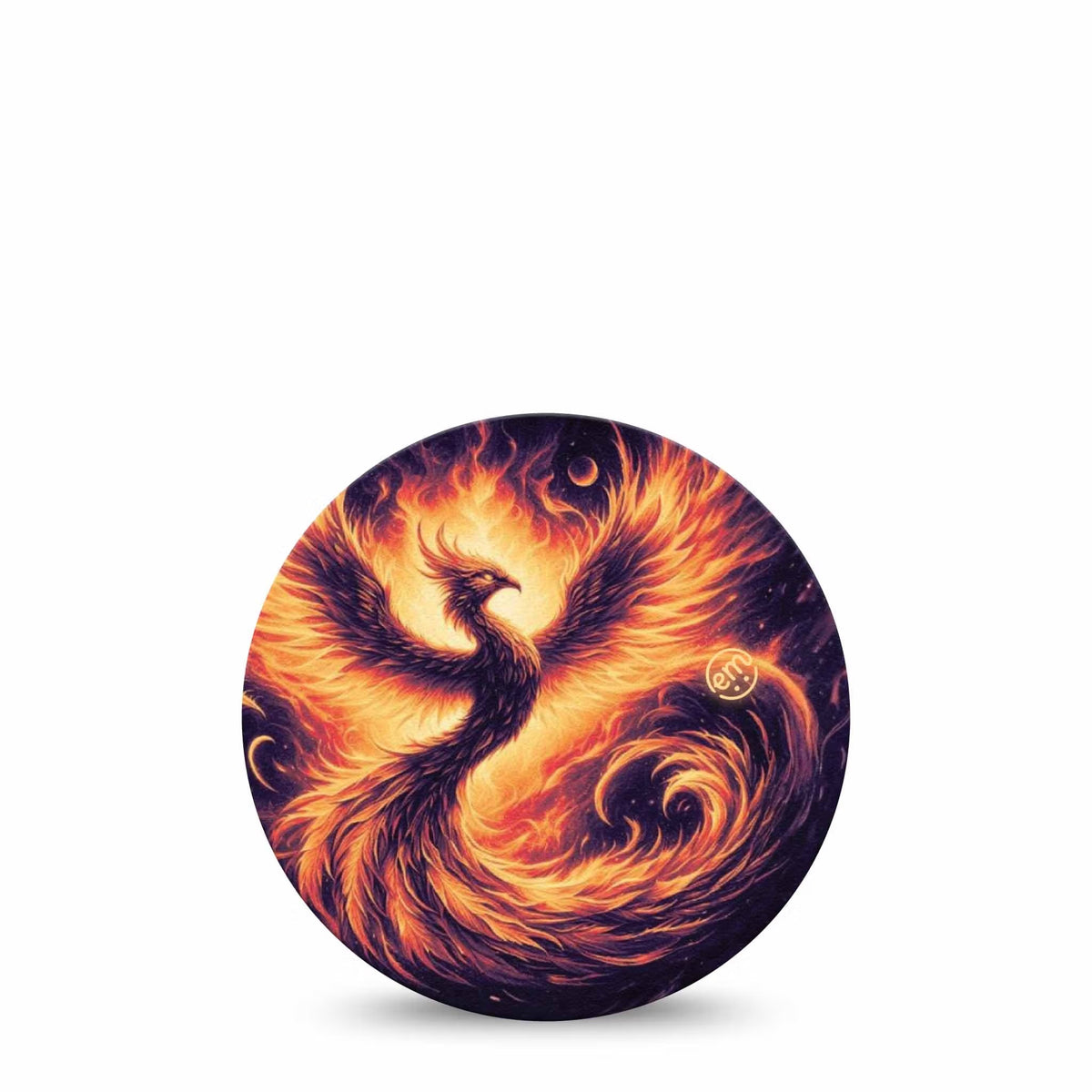 ExpressionMed OverPatch Rising Phoenix Adhesive Patch Freestyle Libre 2 or 3