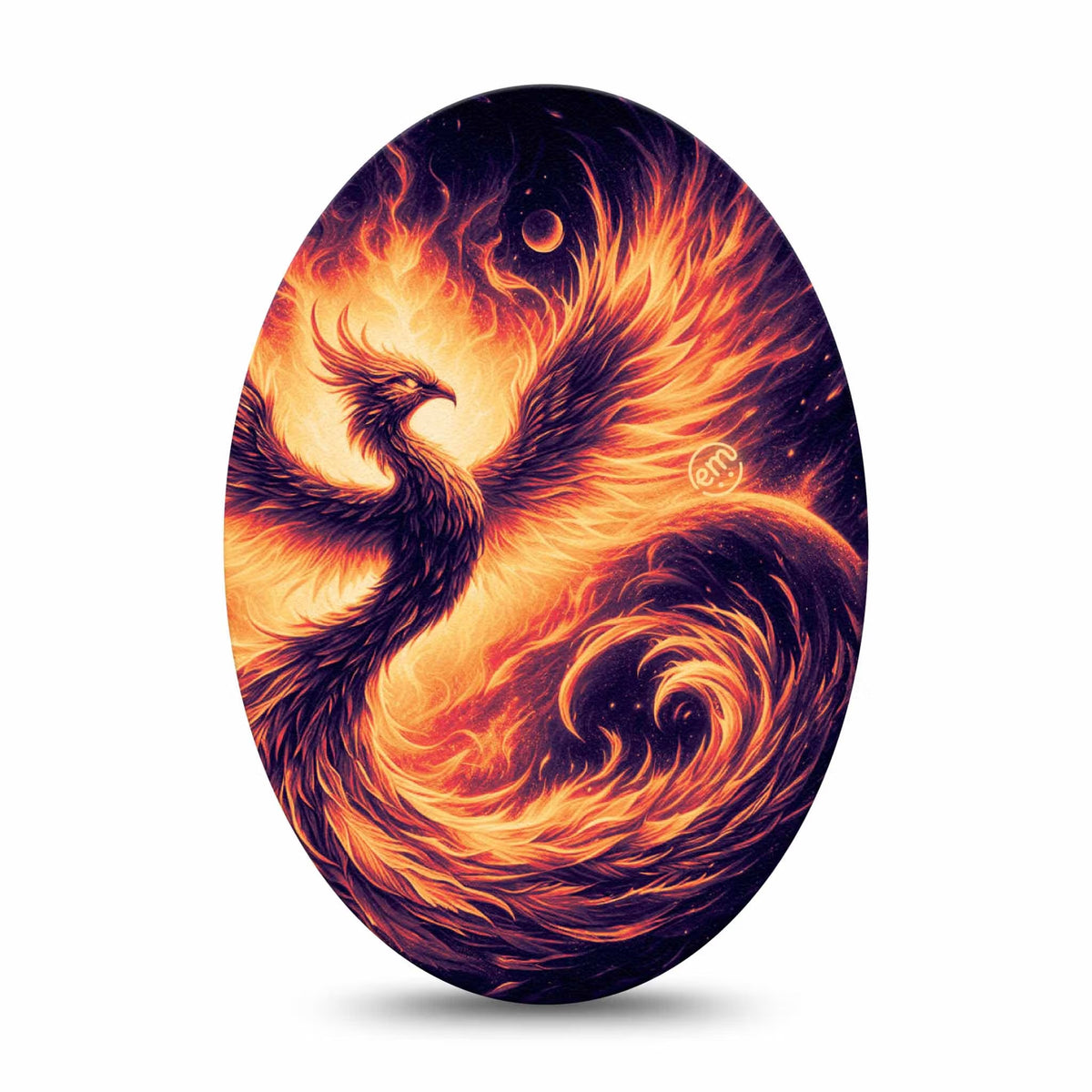ExpressionMed Rising Phoenix Adhesive Patch Oval