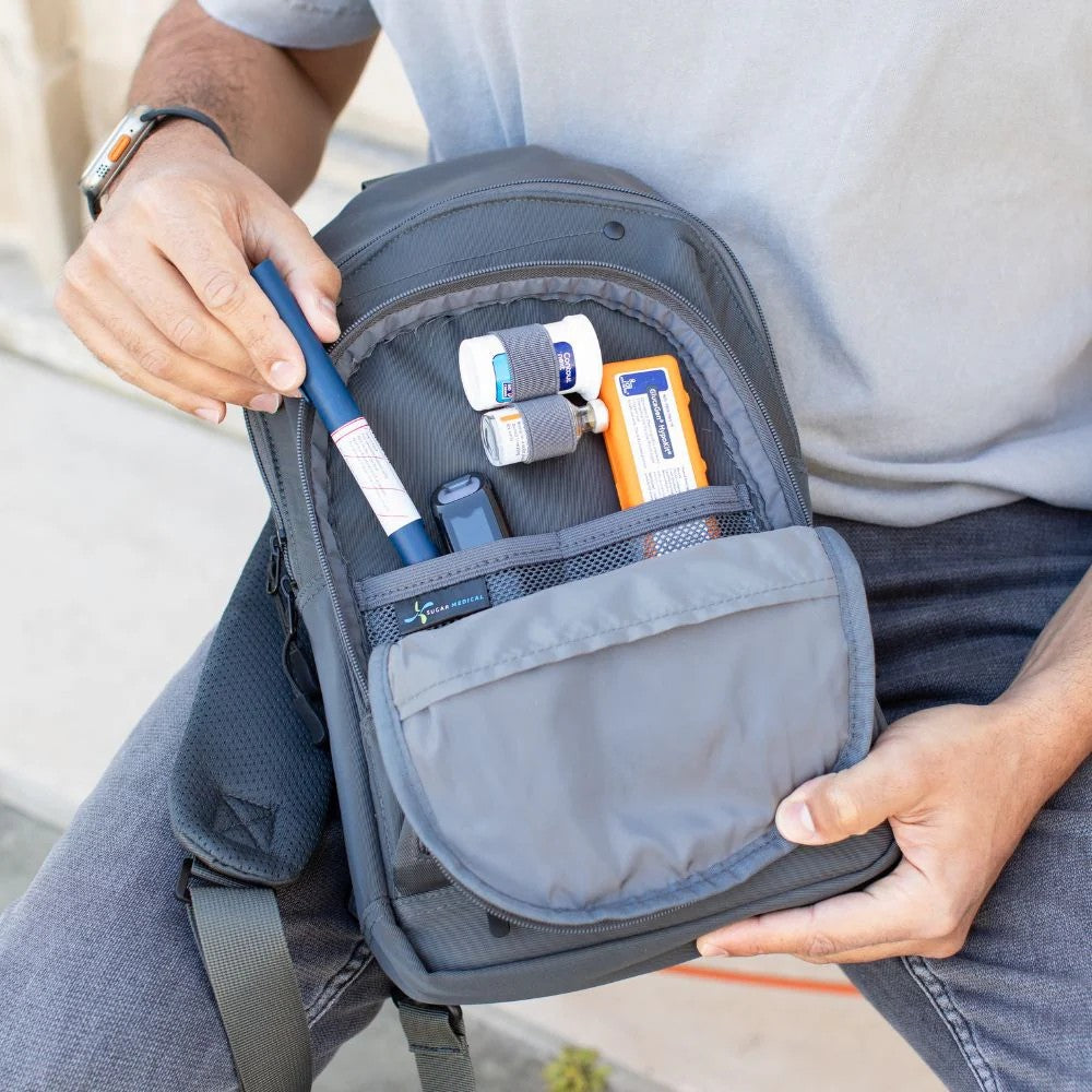 Roam Diabetes Insulated Sling Backpack (Other Colours Available)