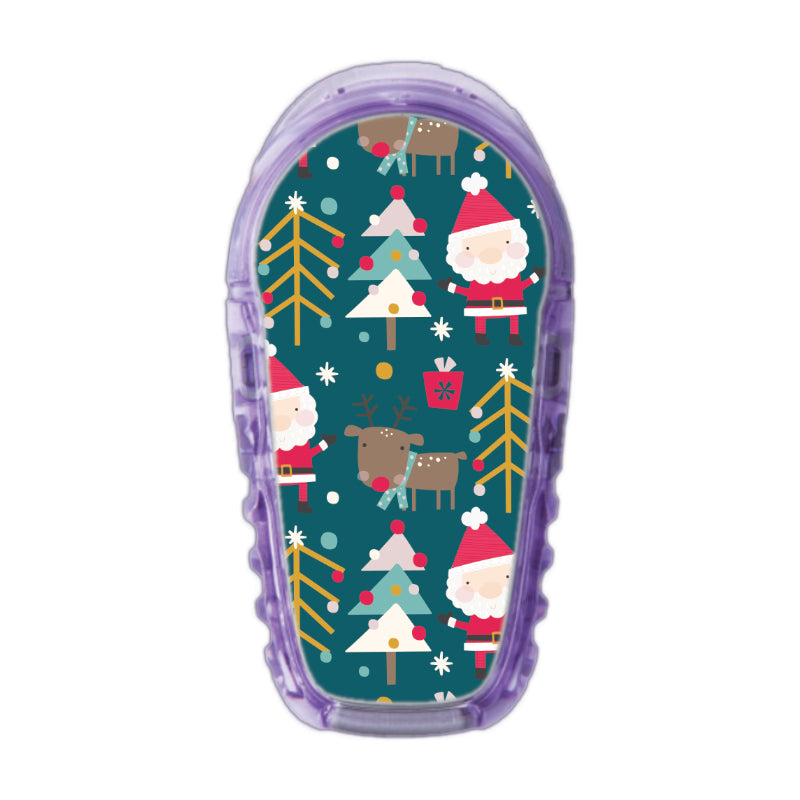 Dexcom G6/One Sensor Stickers (Santa&#39;s Helpers) 6 pack
