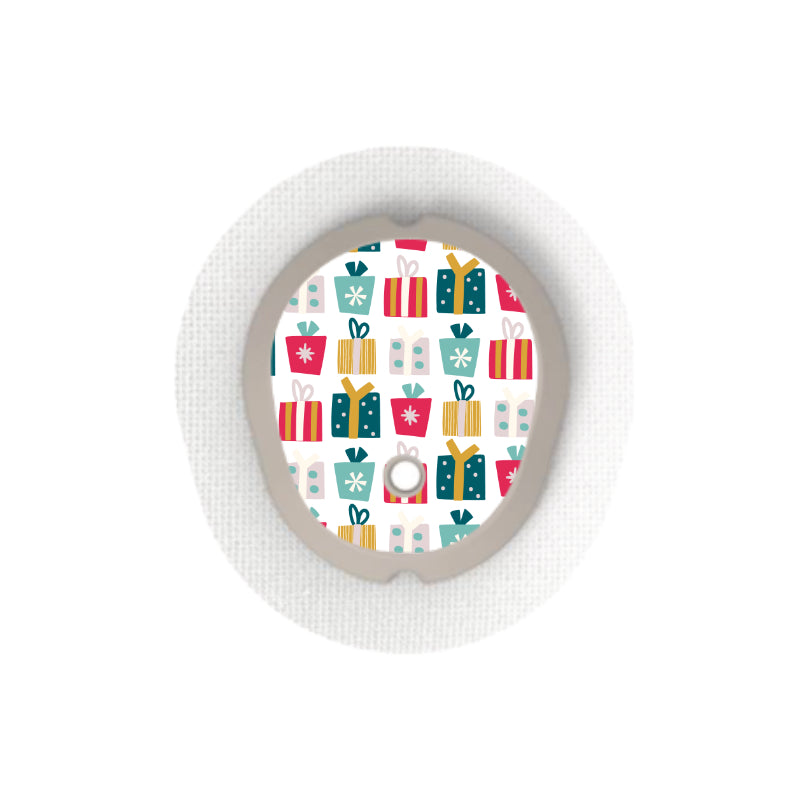 Dexcom G7/Dexcom One+ Sensor Sticker (Santa&#39;s Helpers) 6 pack