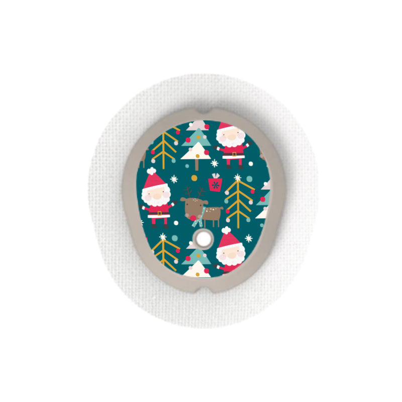 Dexcom G7/Dexcom One+ Sensor Sticker (Santa&#39;s Helpers) 6 pack