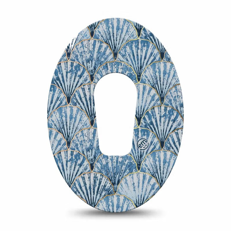 ExpressionMed Seashells Adhesive Patch Dexcom G6/One