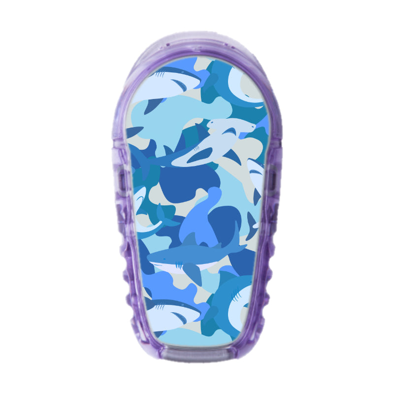 Dexcom G6/One Sensor Stickers (Shark) 3pk