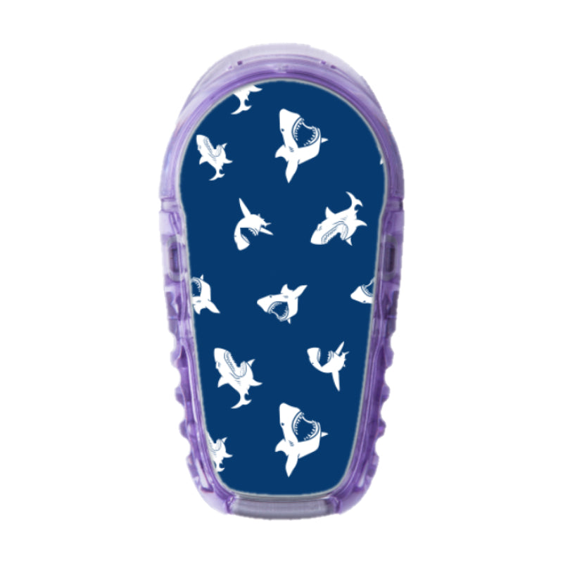 Dexcom G6/One Sensor Stickers (Shark) 3pk