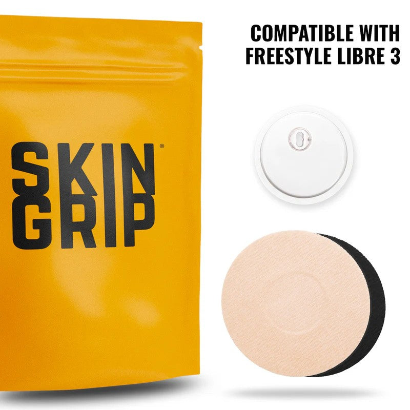 Skin Grip MAX - Freestyle Libre 3 Overpatch- 10 Pack - Other Colours Available