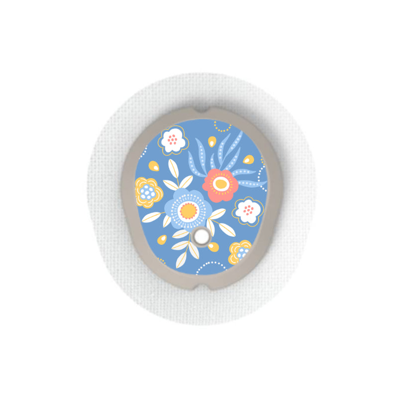 Dexcom G7/Dexcom ONE+ Sensor Sticker (Springy Petals Collection) 4pk