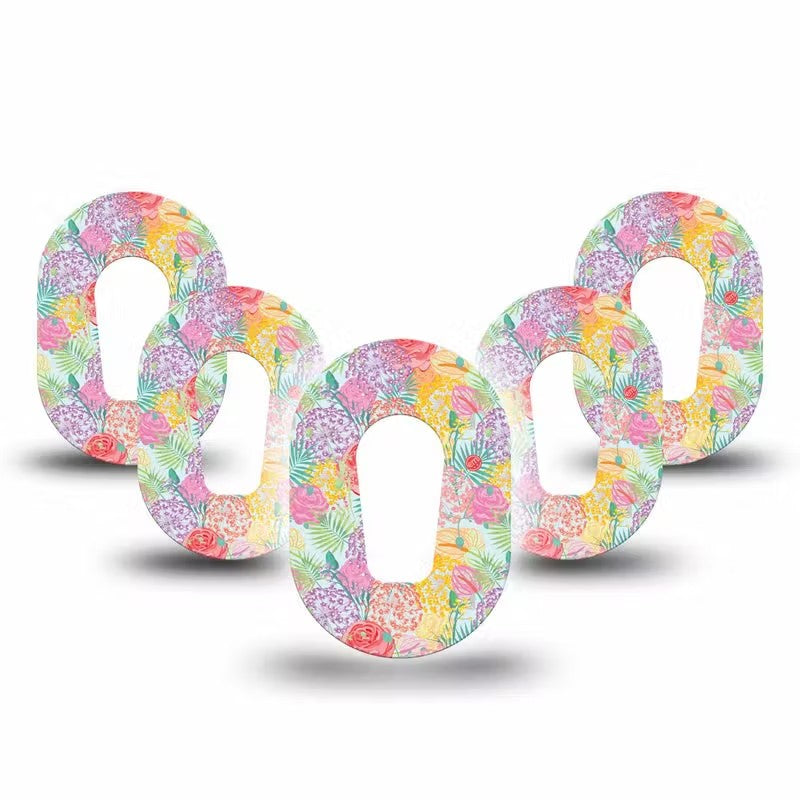 ExpressionMed Mini Spring Flowers Adhesive Patch Dexcom G6/One