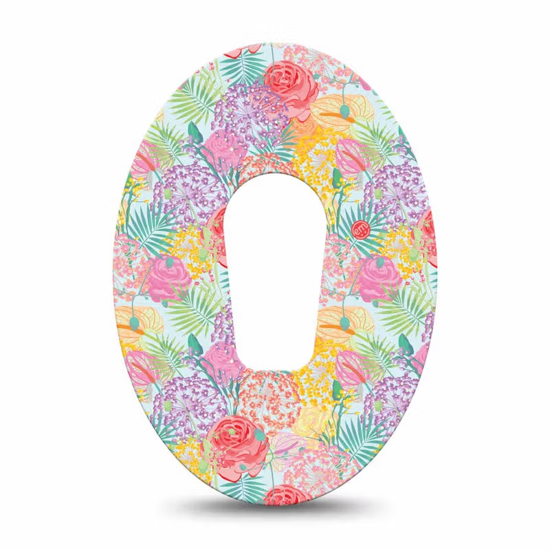 ExpressionMed Spring Flowers Adhesive Patch Dexcom G6/One
