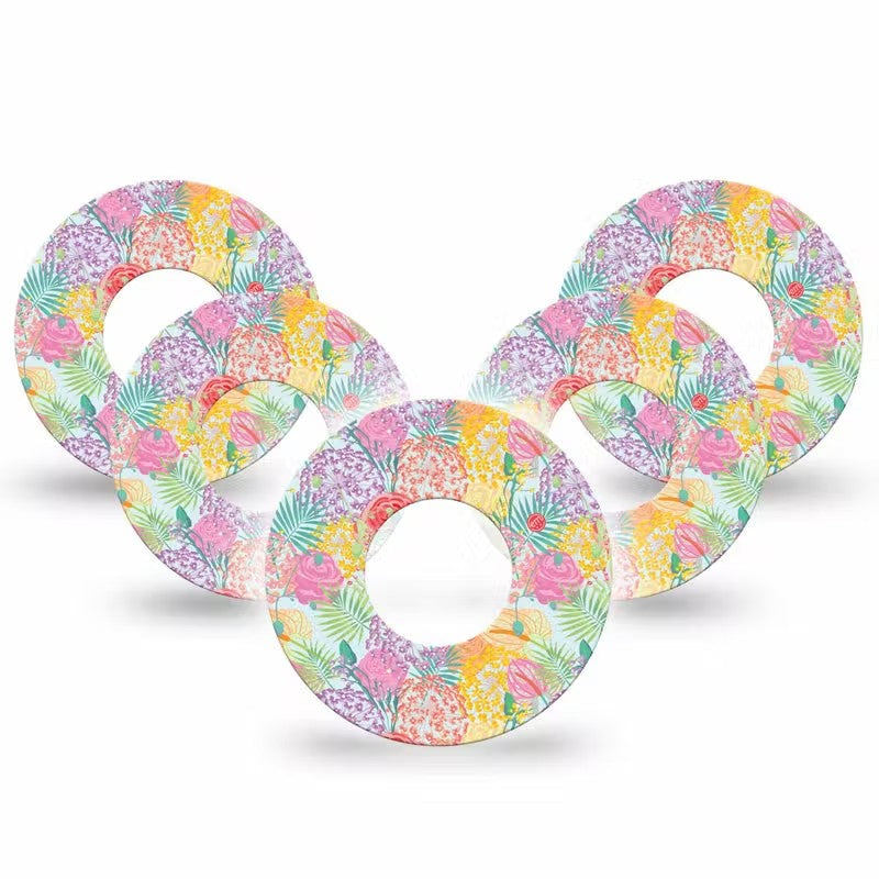 ExpressionMed Spring Flowers Adhesive Patch Freestyle Libre 2