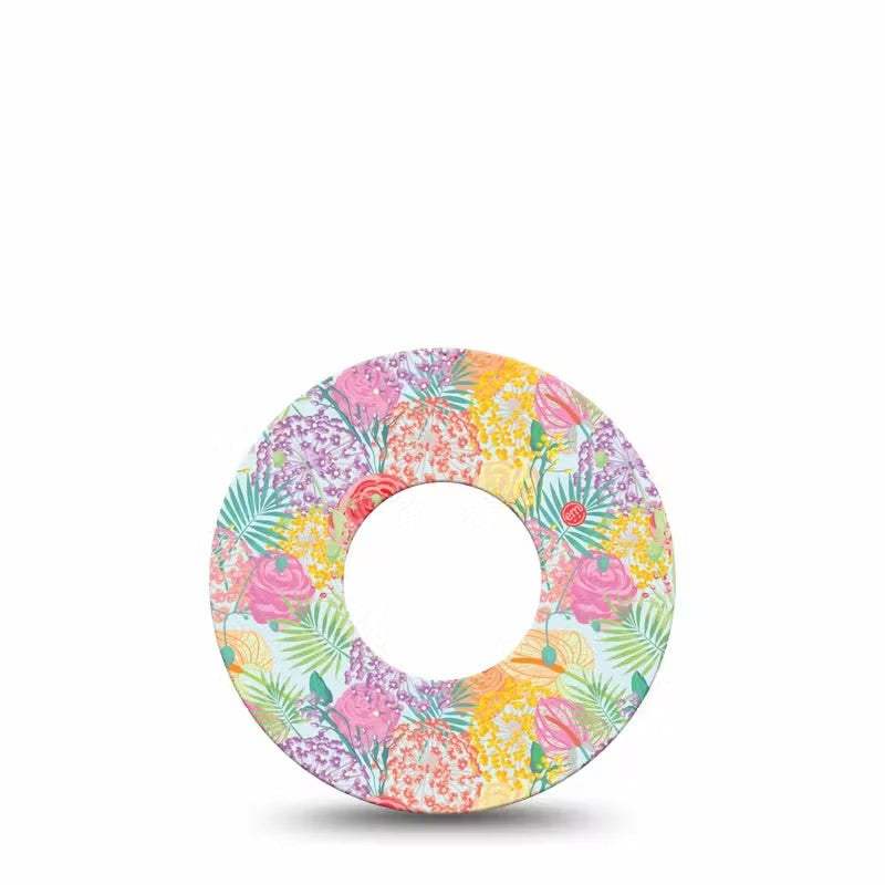 ExpressionMed Spring Flowers Adhesive Patch Freestyle Libre 2