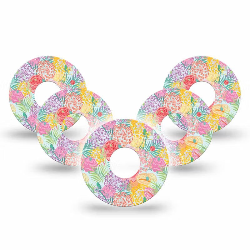 ExpressionMed Spring Flowers Adhesive Patch Freestyle Libre 3