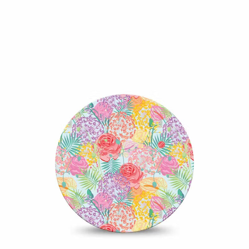 ExpressionMed OverPatch Spring Flowers Adhesive Patch Freestyle Libre 2 or 3