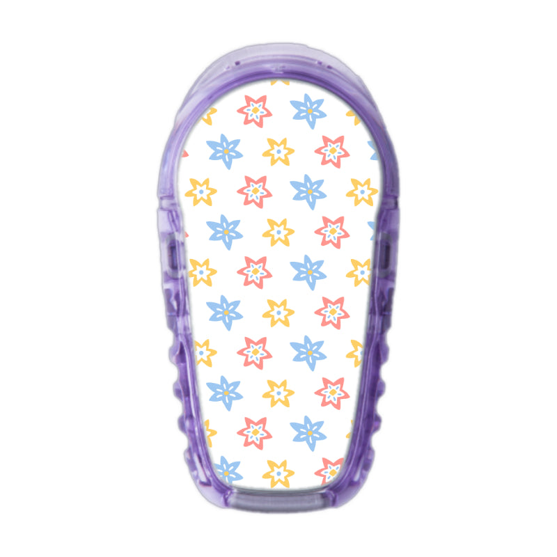 Dexcom G6/One Sensor Sticker (Star Flowers)