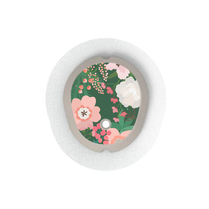 Dexcom G7/Dexcom One+ Sensor Sticker (Summer Florals) 6 pack