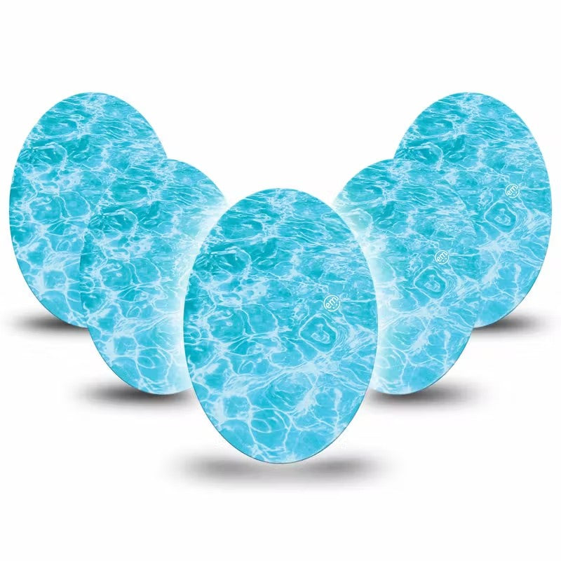ExpressionMed Sunlit Water Adhesive Patch Oval