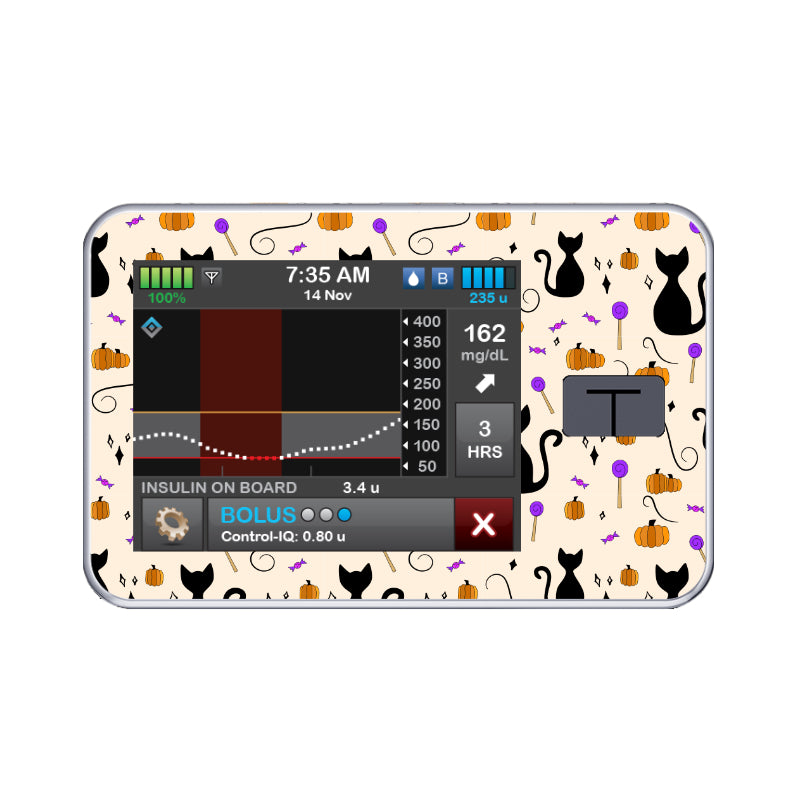 T:slim Cover Sticker (Sweet Kitten) - Diabeticsupply.co.uk
