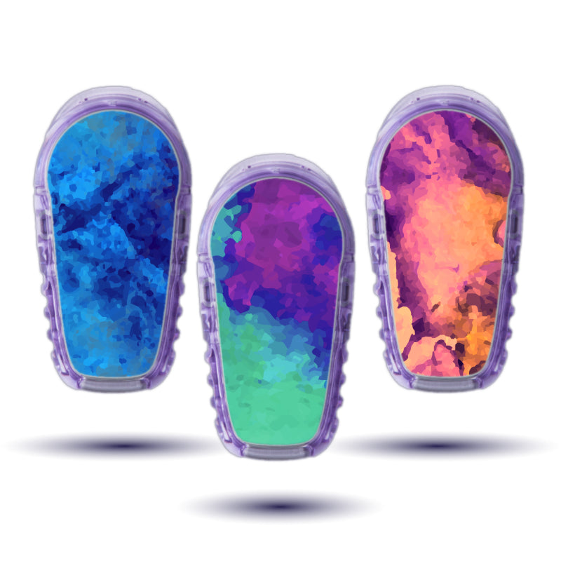 Dexcom G6/One Sensor Stickers (Textured Colour) 3pk