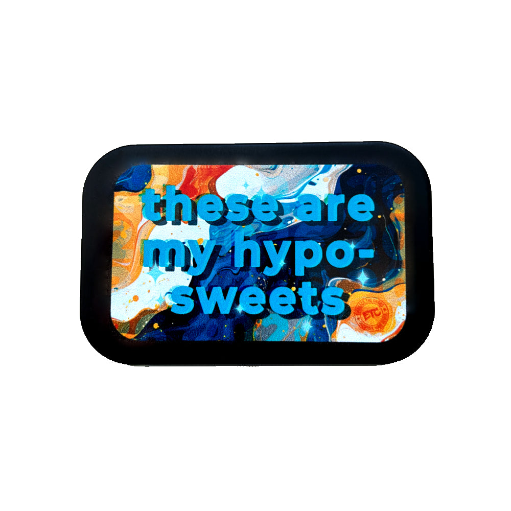 ETC Treat Tin (These are my Hypo Sweets) Blue
