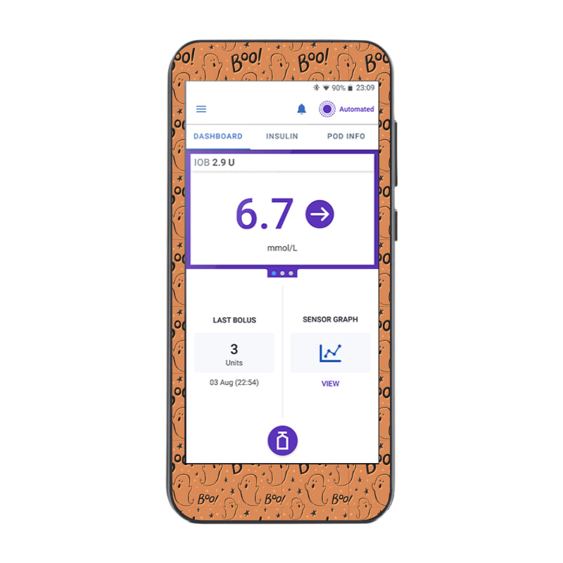 Omnipod 5 Cover Sticker (Trick or Treat)