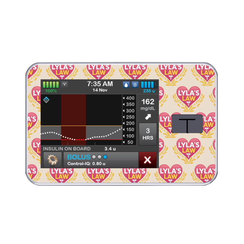 T:slim Cover Sticker (Lyla's Law)