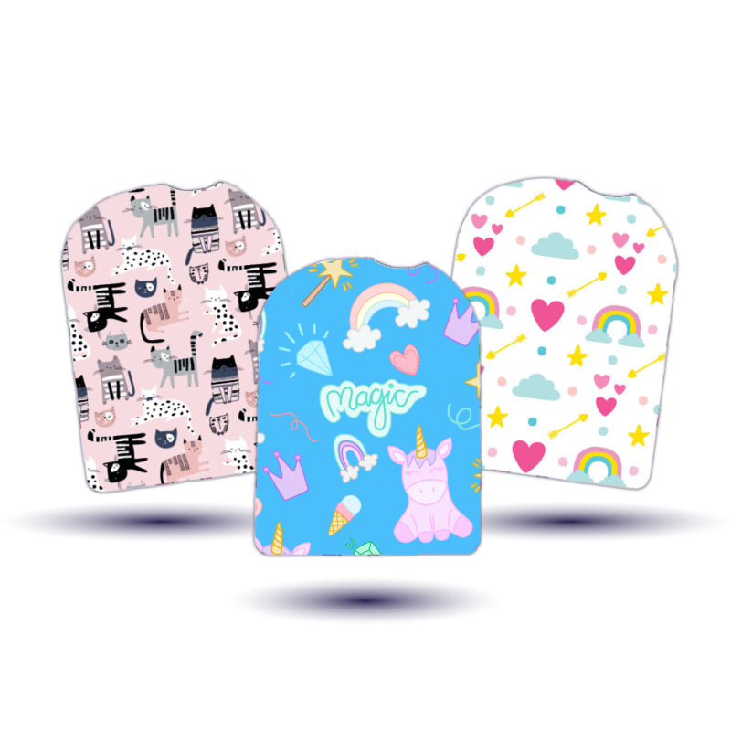 Omnipod Cover Sticker (Unicorns) 3pk