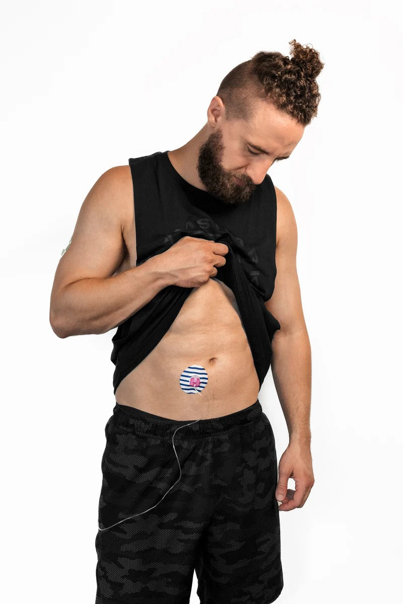 Skin Grip - Universal (0.8 Inch Hole) Infusion Set/Libre Patterned Patch - 10 Pack - Other Patterns Available