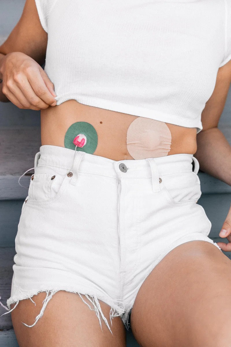 Skin Grip - Universal (0.8 Inch Hole) Infusion set/Libre - 20 Pack - Many Colours Available