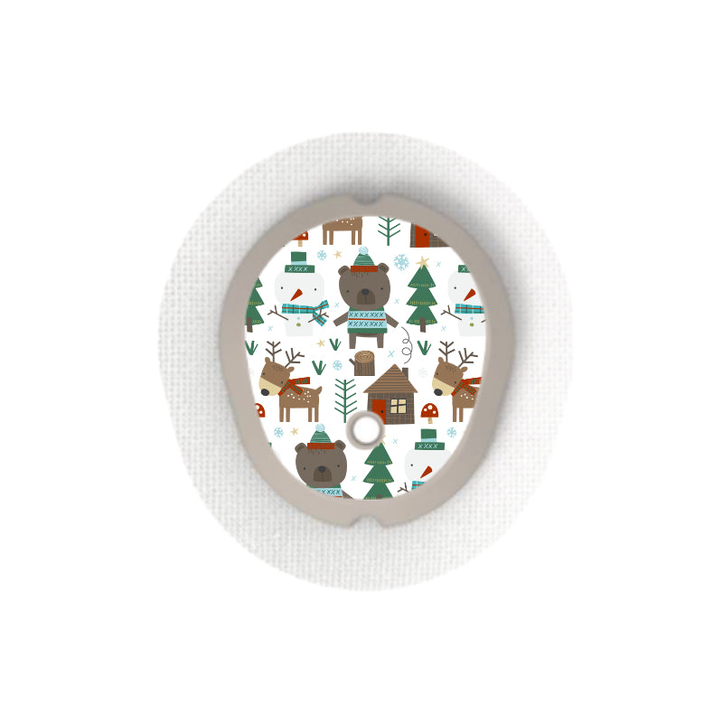 Dexcom G7/Dexcom One+ Sensor Sticker (Winter Forest) 6 pack ...