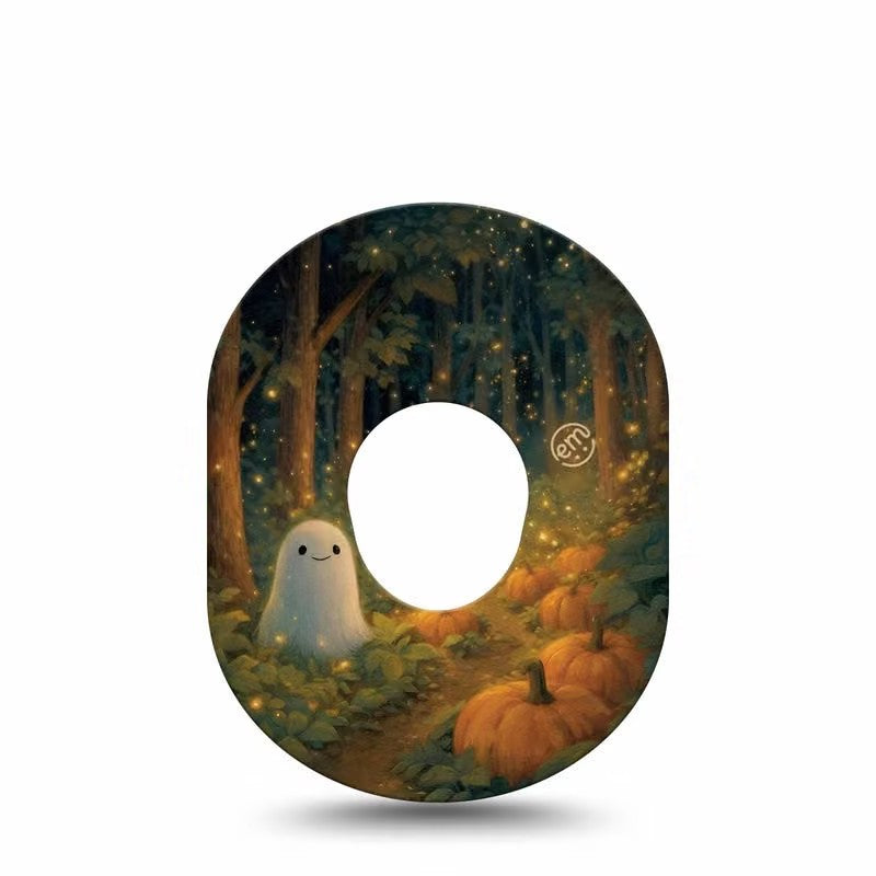 ExpressionMed Woodland Ghost Adhesive Patch Dexcom G7/Dexcom ONE+