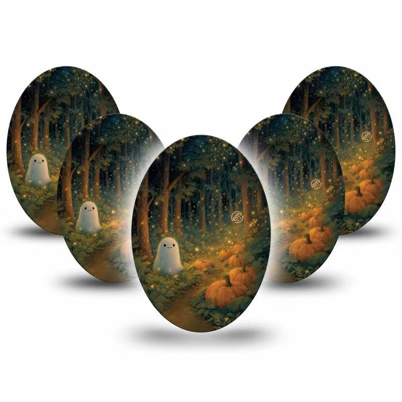 ExpressionMed Woodland Ghost Adhesive Patch Oval