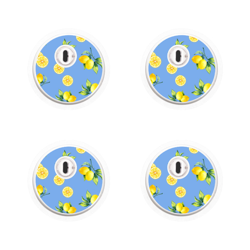 Freestyle Libre 3 Sensor Sticker (Zesty Blue Lemonade) 4pk