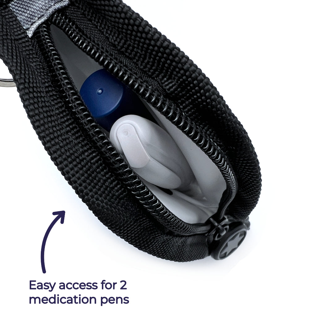 ETC Insulated Pen Bag (Black &amp; White Marble)