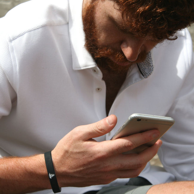 Confidential Medical Alert Silicone Custom Wristband - Teal