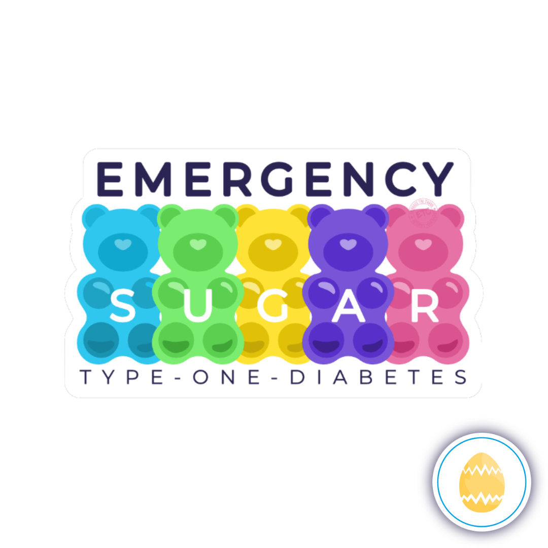 ETC Emergency Sugar - Vinyl Decal Sticker