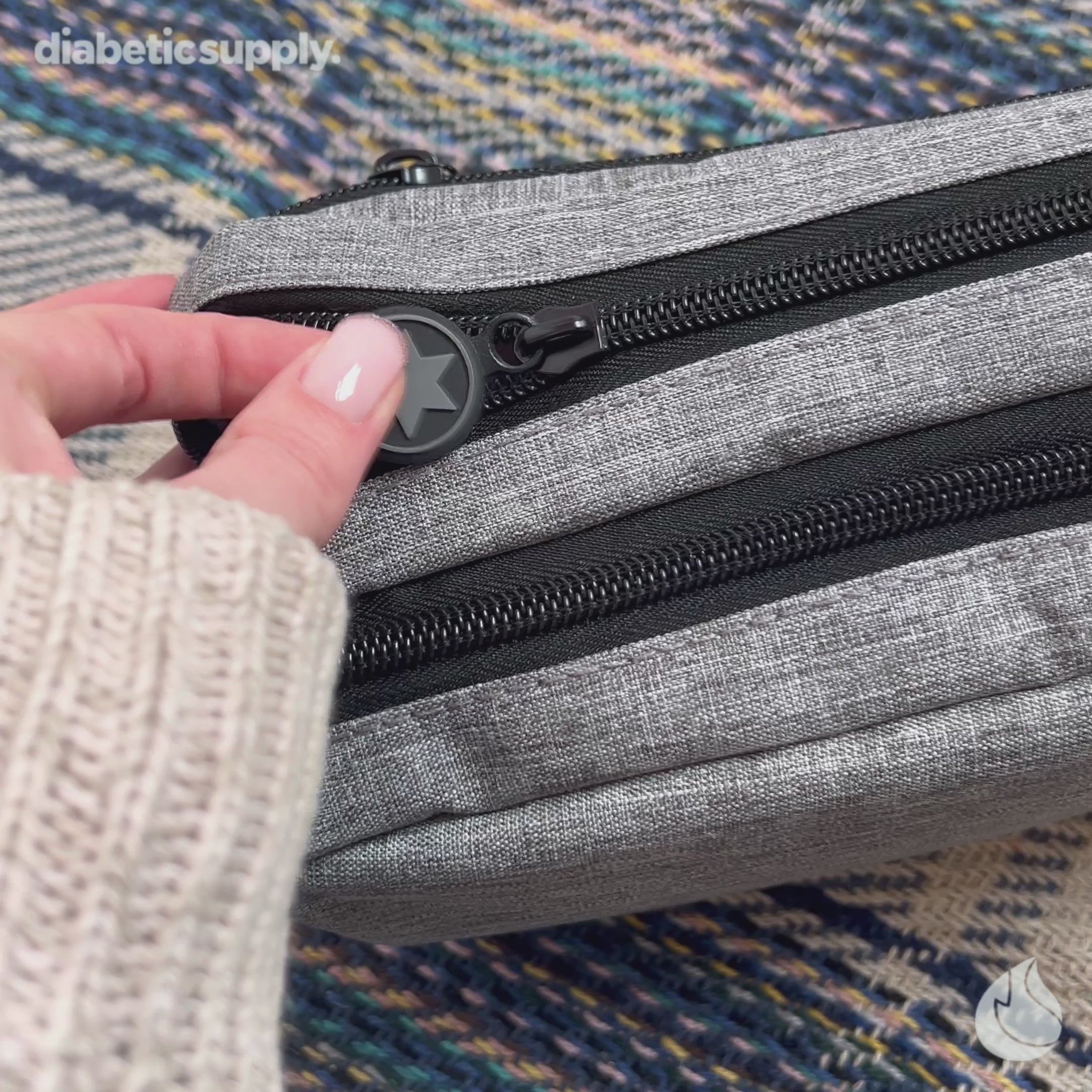 ETC - Grey Diabetic Kitbag