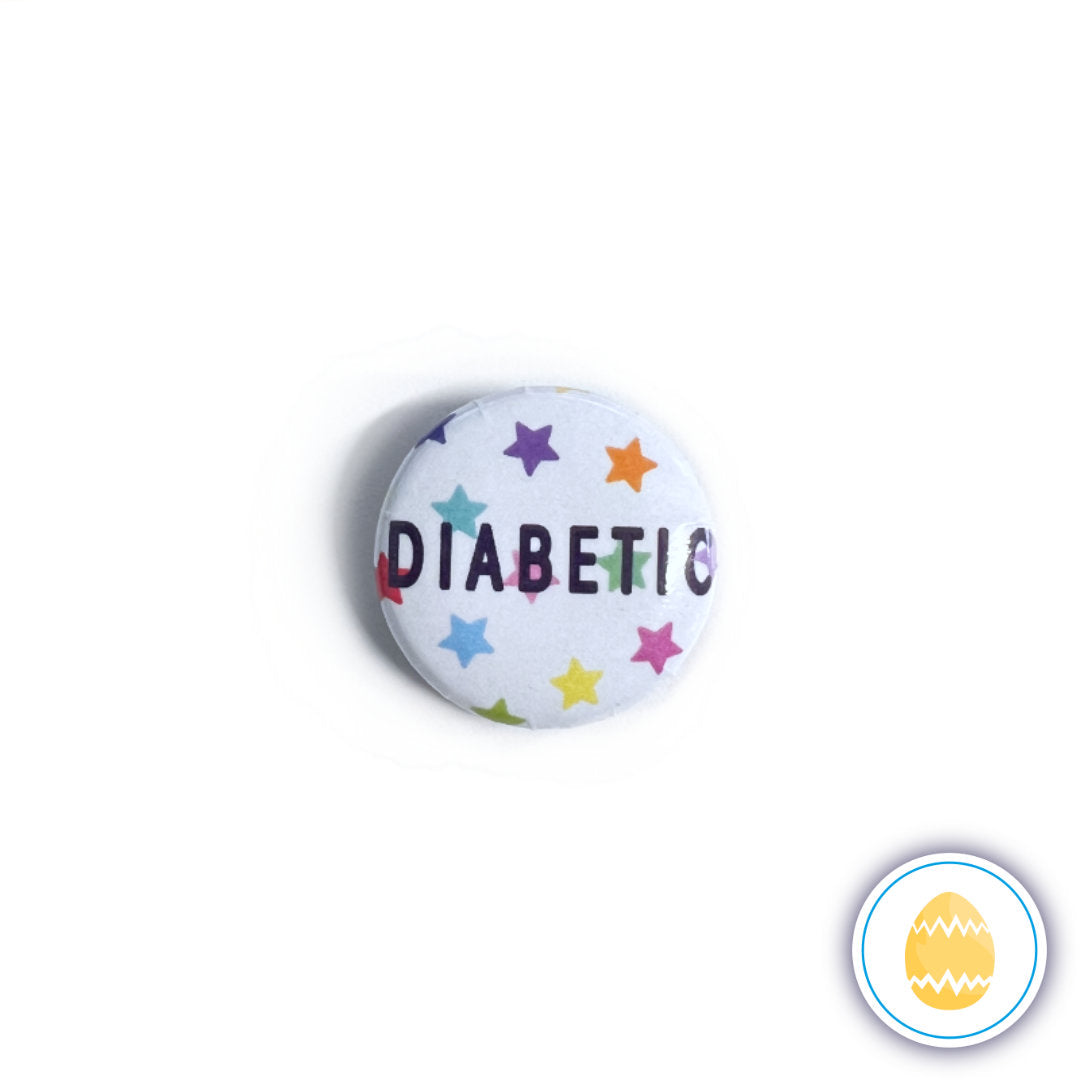 ETC &#39;Diabetic&#39; Star Print Badge