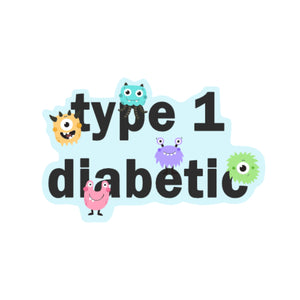 ETC Type 1 diabetic - Vinyl Decal Sticker
