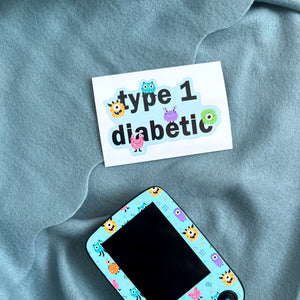 ETC Type 1 Diabetic - Vinyl Decal Sticker