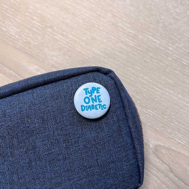 &#39;Type One Diabetic&#39; Printed Badge