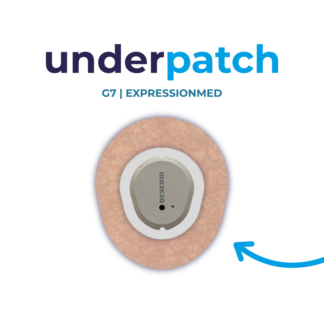 ExpressionMed Dexcom G7/Dexcom ONE+ UnderPatch Beige