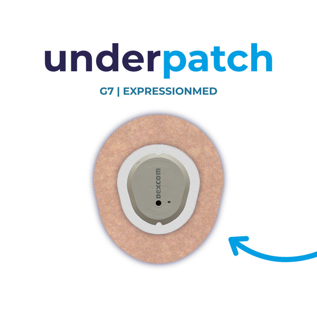 ExpressionMed Dexcom G7/Dexcom ONE+ UnderPatch Beige