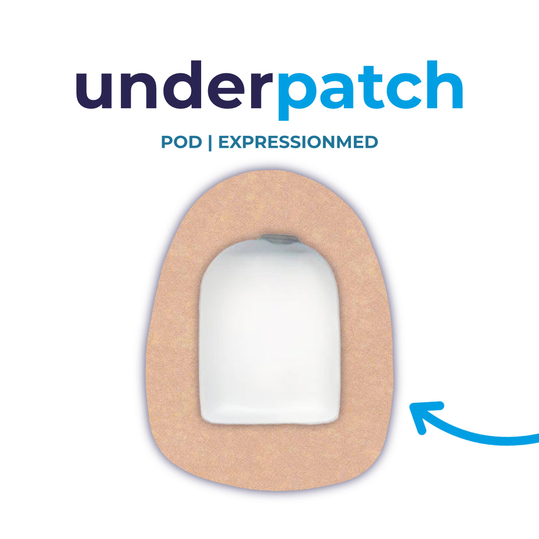 ExpressionMed Omnipod Ivory UnderPatch