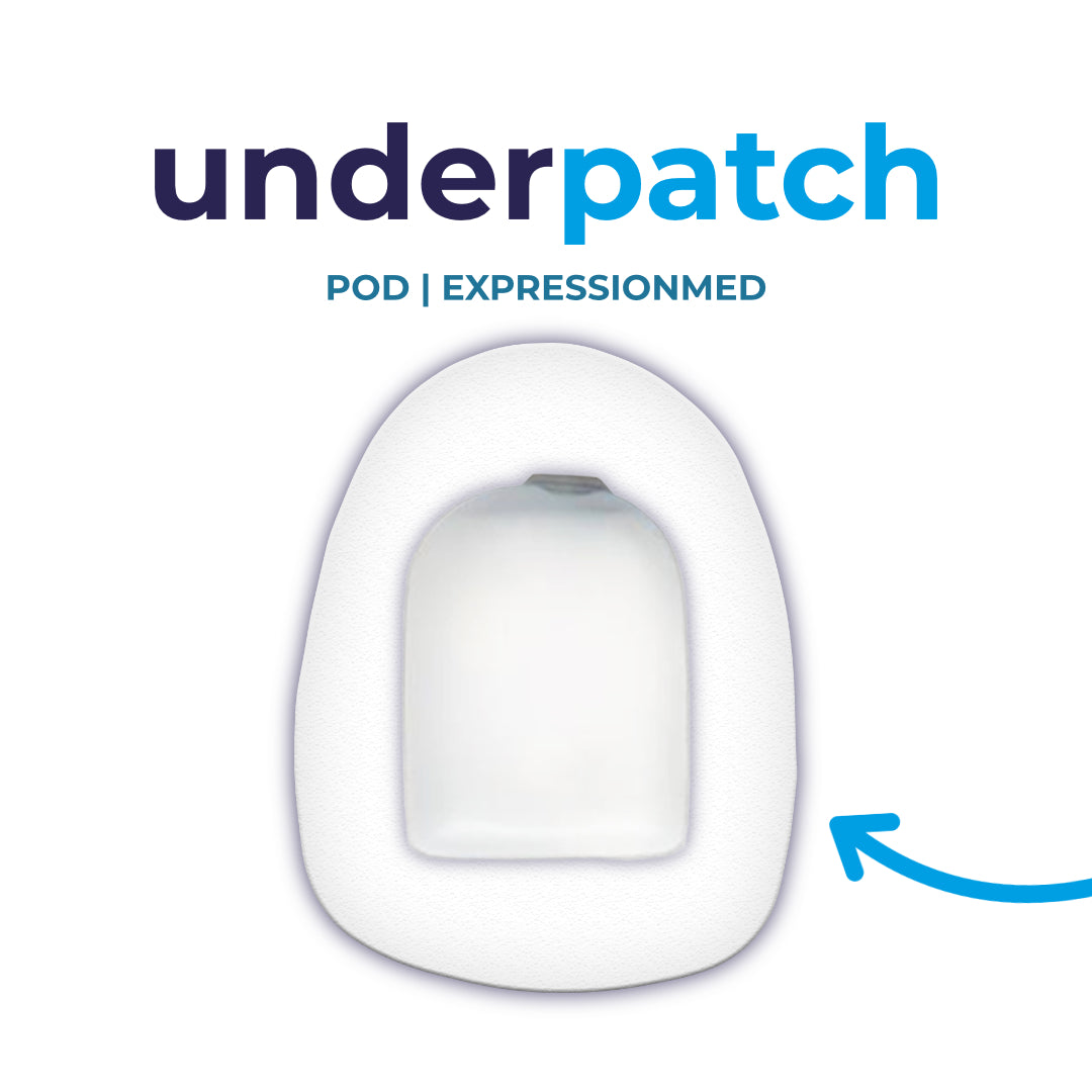 ExpressionMed Omnipod White UnderPatch