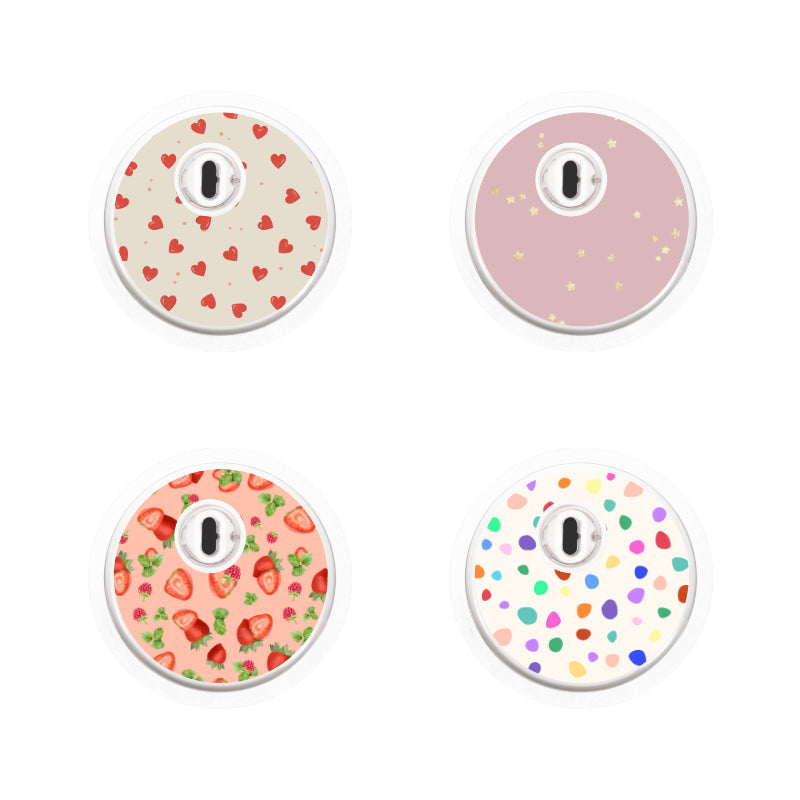 Freestyle Libre 3 Sensor Sticker (Valentines Collection) 4pk